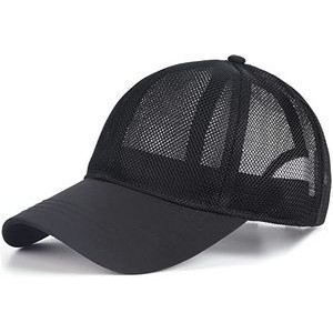 Baseball Mesh Cap Breathable Cool Running Hat for Big Heads 21.5"-25.5"