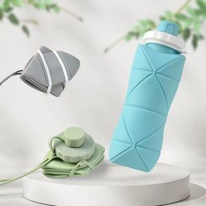 20oz Reusable BPA Free Silicone Foldable Water Bottle