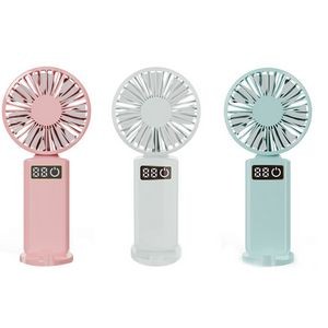 Rechargeable Handheld Fan Phone Holder