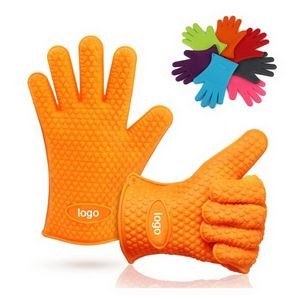 Silicone Heat Resistant BBQ Oven Gloves