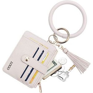 Wristlet Bracelet Keychain Pocket Credit Card Holder Purse
