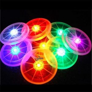 Dog Flying Disc Throwing Toy LED Flashing Disc