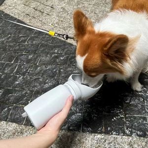 Silicone Feeder Outdoor Portable Pet Water Bottle