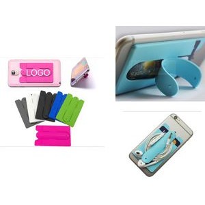 Silicone Phone Wallet With Kickstand