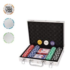 200 Pro Poker ABS Poker Chip Set Casino Quality Poker Chips for Texas Home Game Holdem Poker Nights