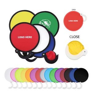 Customized Logo Foldable Fly-ing Disc Fans Halloween Christmas New Year