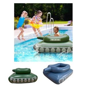 Inflatable Tank Pool Float With Water Gun