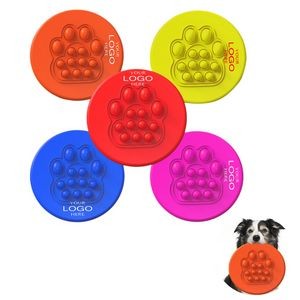 Silicone stress relief dogs Flying Discs Stress Toys