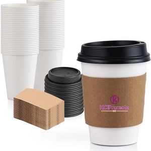 Personal Logo Kraft Paper Coffee Cup Sleeves Sleeves, Cups
