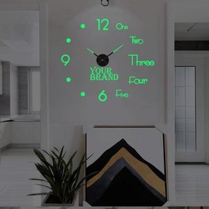 15.8IN 3D DIY Luminous Wall Clock