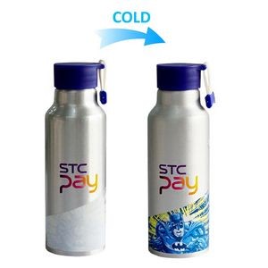 17.5Oz Cool Color Changing Bottle Outdoor Stainless Steel Tumbler