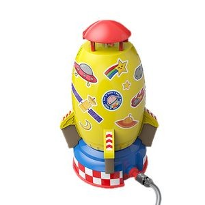 Cartoon Water Rocket without Water Pipe and Connector