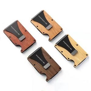 RFID Blocking Front Pocket Credit Card Holder with the Money Clip
