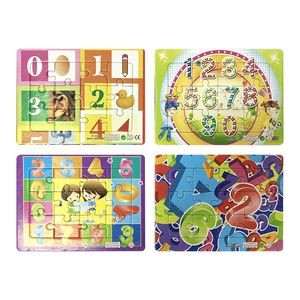 Full Color Custom Jigsaw Puzzle, Paper Puzzle 12pcs, 4set/Bag