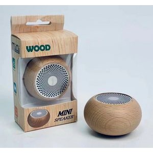 Mini Wireless Bamboo Speaker