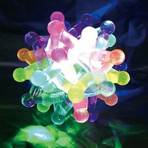 Bouncing Rainbow Ball with light