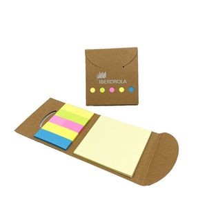 Square Deal Sticky Note Wallet Color Memo Pad