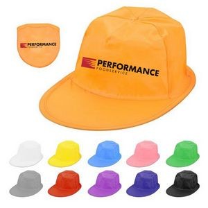 Foldable Polyester Baseball Hat in Pouch