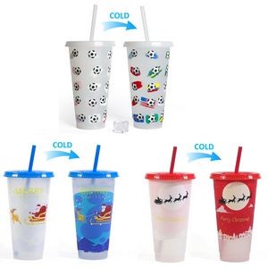 25Oz Cold Color Changing Cup Single Wall Tumbler