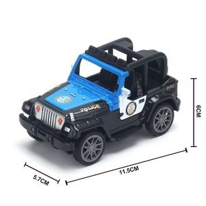1:43 Friction Police Jeep
