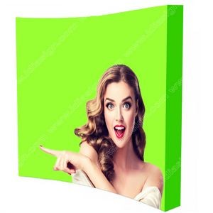 8ft Curve Pop up Trade show display