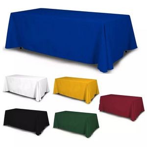 8ft solid color Fabric Table Cover