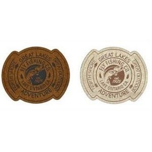 Laser Etched Faux Leather & Suede Emblems (Up to 25 Square Inches)