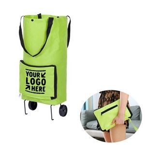 Reusable Foldable Shopping Grocery Bag With Wheels