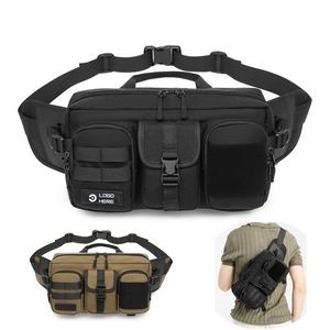 Tactical Large Fanny Pack Waist Pack Crossbody Sling Bag