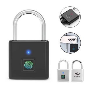 Fingerprint Padlock Smart Lock Usb Charging