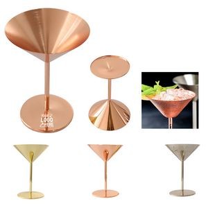 8 Oz. Copper Coated Martini Glasses
