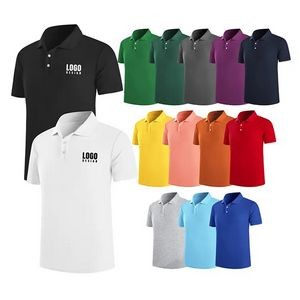 Custom Logo Short Sleeve Polo Shirt