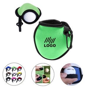 Neoprene Durable Golf Ball Cleaning Pouch
