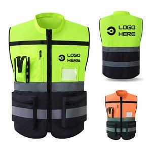 Safety Vest With Reflective Strips