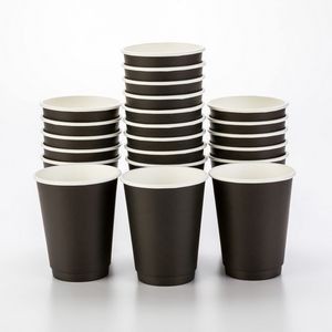 12Oz Hot/Cold Paper Cups With Double Wall Design