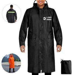 Waterproof Safety Jacket Long Raincoat