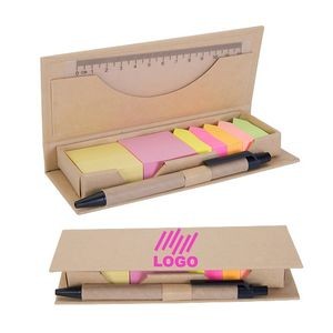 Colored Sticky Note With Kraft Package