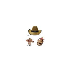 Adult Western Straw Cowboy Hat