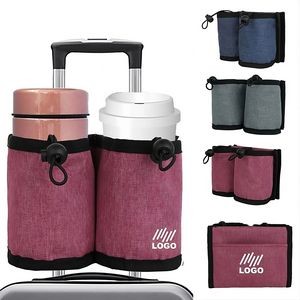 Luggage Travel Cup Holder Free Hand Drink Carrier