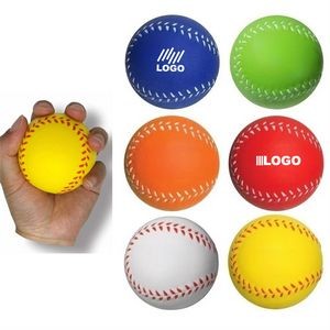 Baseball Motivational Stress Balls Colorful Foam
