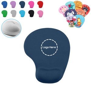 Ergonomic Mouse Pad With Wrist Rest And Lycra Cloth