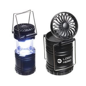 2 In1 Camping Lantern With Fan