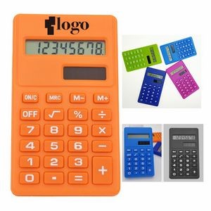 Pocket 8 Digit Solar Battery Office Calculator