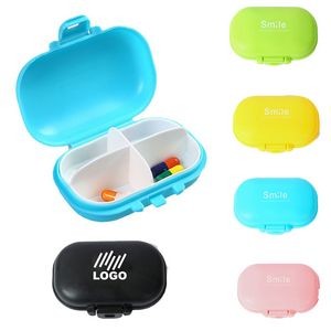 4 Compartment Travel Medication Carry Case