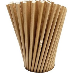 Durable Brown Paper Straws