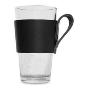Pint Glass w/Leather Sleeve