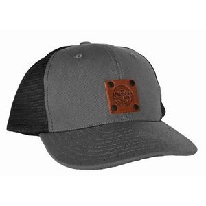 Ball Cap w/Riveted Leather Patch