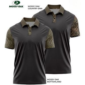 4.4 oz. Mossy Oak® Men's Polyester Interlock Polo Shirt