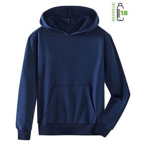 Youth rPET Soft Hooded Pullover Sweat Shirts w/ Antibacterial