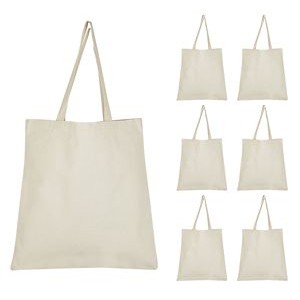 Blank 12 Oz. Natural Canvas Promotional Tote